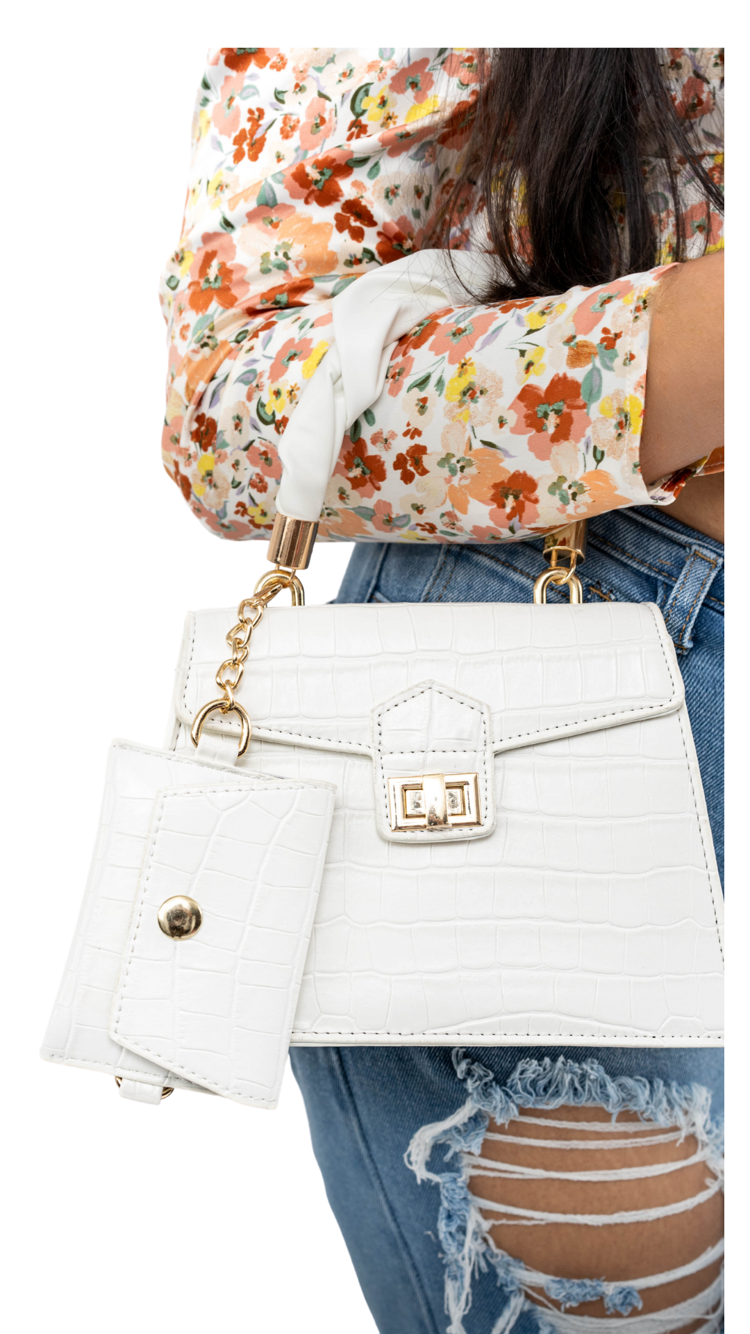 leather handbag