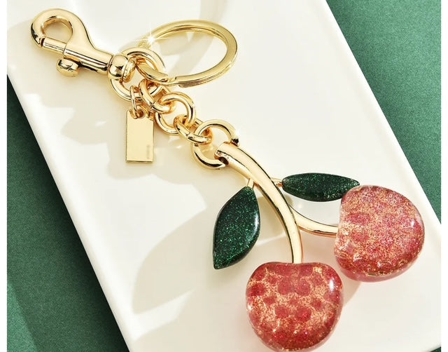 Cherry Red keychain Bag Pendant