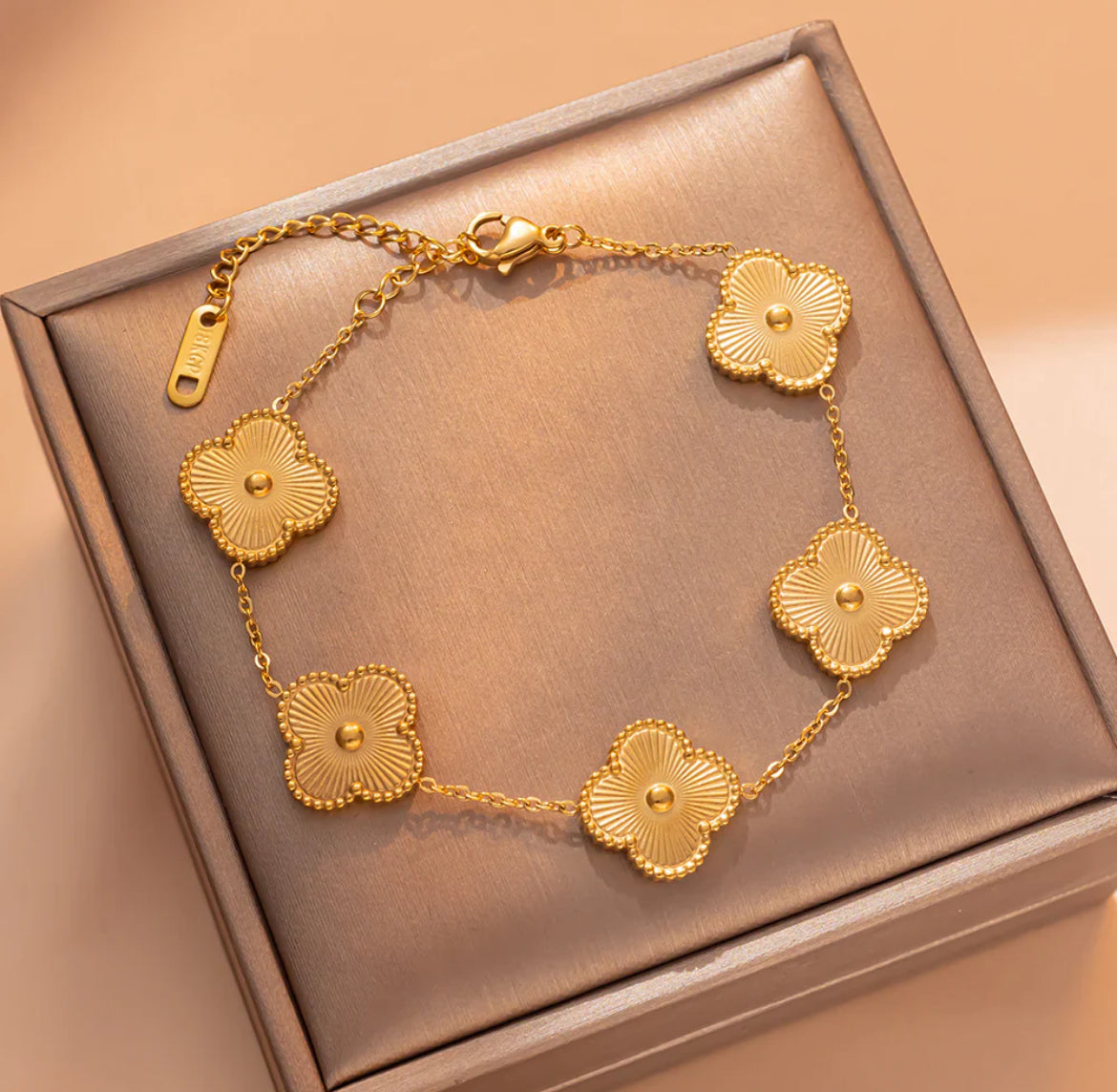 Golden Clover bracelet