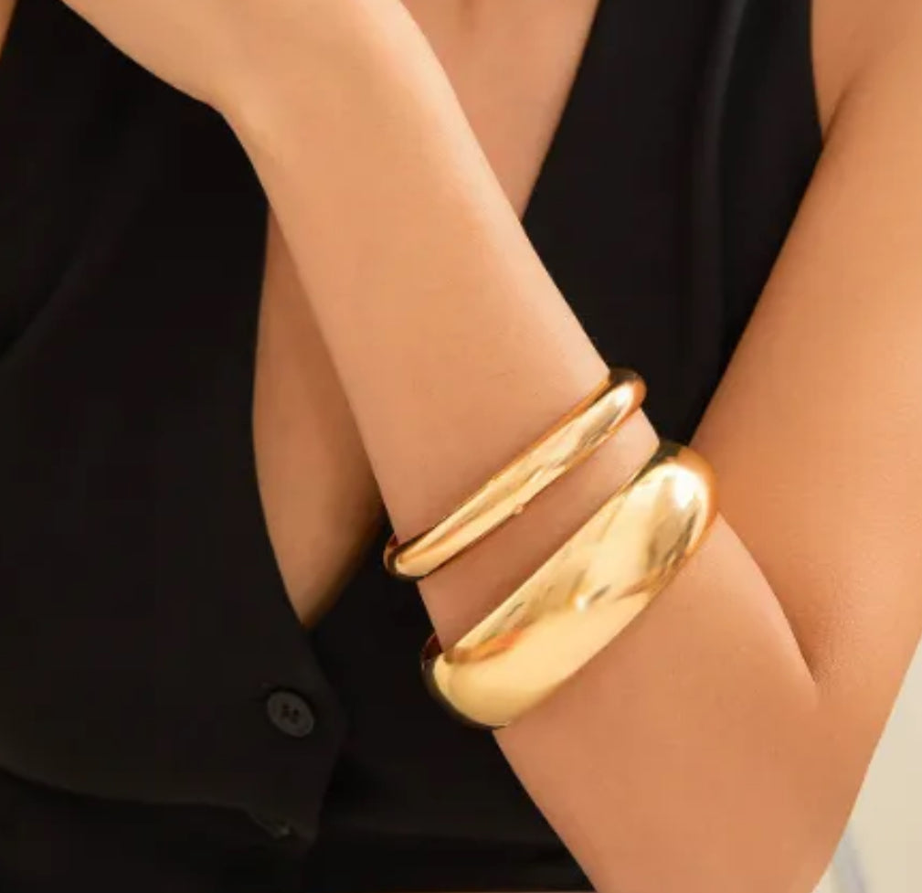 Sage Double bangle