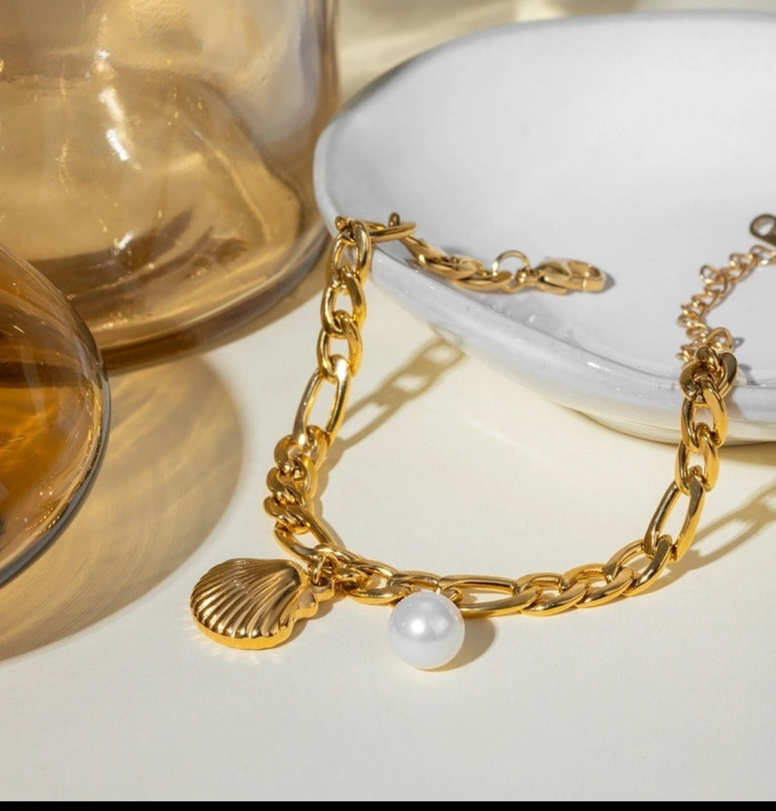 Fresh Pearl Shell Bracelet